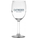 8 Oz. Napa Valley Optic Stem Wine Glass with Logo