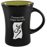 Slim Mug Two-Tone Matte - Rye Green Logo Printed