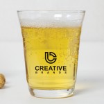 5.5 Oz. Party Cup Taster Glass w/Screen Printed Logo Custom Printed