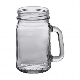 Customized 16 oz. Handled Mason Jar