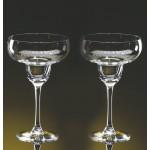 Set of Two Rothbury Margarita Glasses with Logo