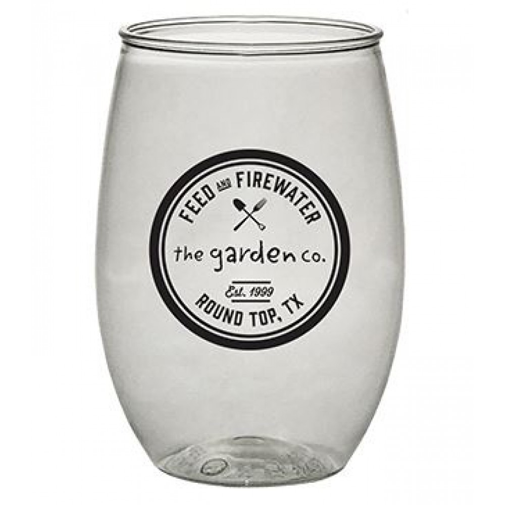16 Oz. Stemless Tritan Wine Glass Custom Printed 16 Oz. Stemless Tritan Wine Glass Custom Printed
