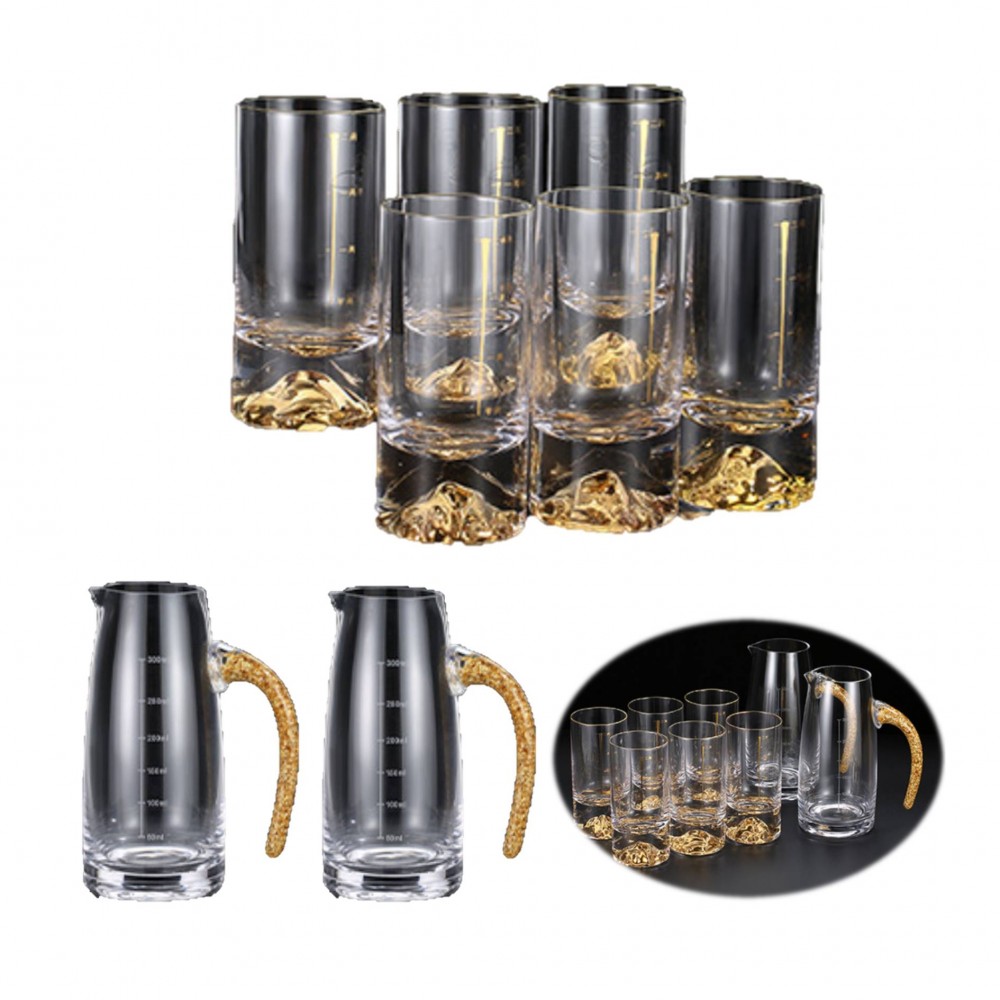 Creative Scaled Liquor Glasses Set With Wine Pot with Logo