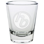 Round Shot Glass (2 Oz.) with Logo