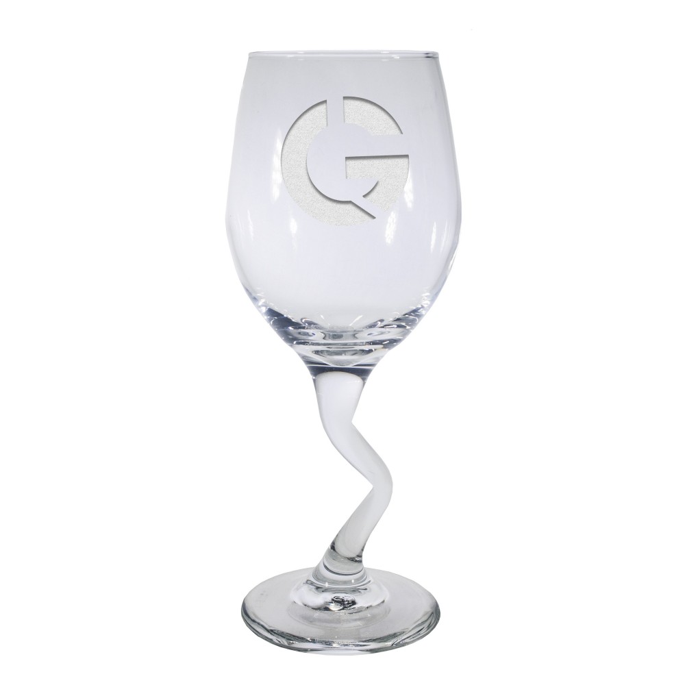 Logo Printed Z- Stemmed Wine Glass