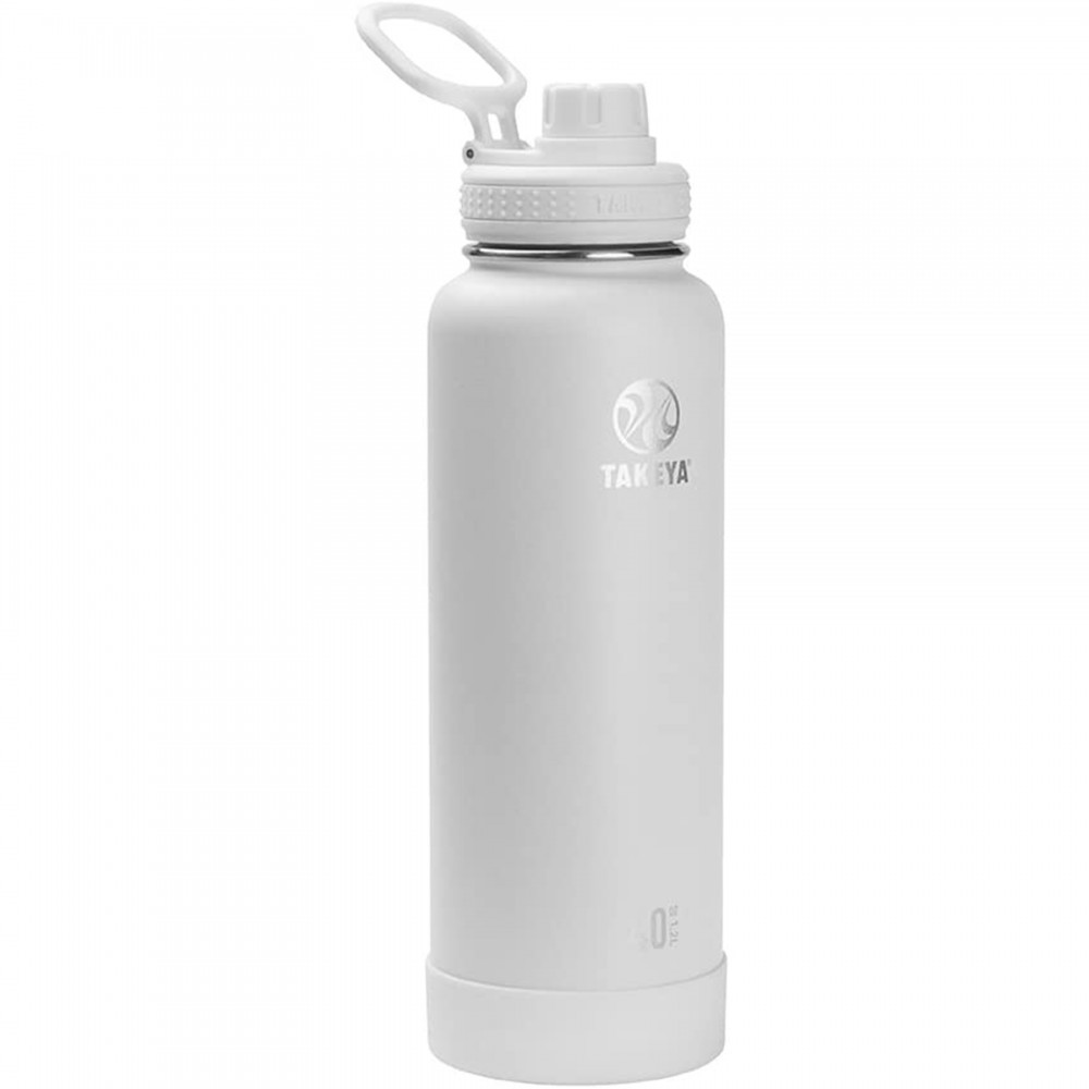Custom 40 oz Takeya Actives Water Bottle w/Spout Lid