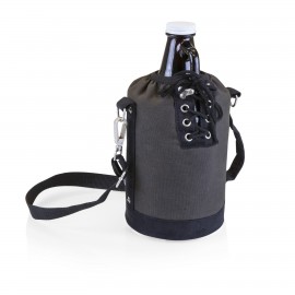 Promotional Growler Tote w/64 Oz. Glass Growler  Promotional Growler Tote w/64 Oz. Glass Growler