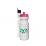 Custom Branded 24 Oz. Economy Bike Fitness Bottle with Push Pull Lid