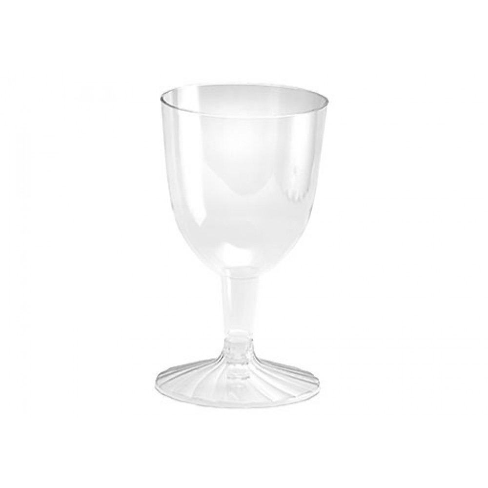 5 Oz. 2-Piece Disposable Plastic Wine Glass Logo Printed 5 Oz. 2-Piece Disposable Plastic Wine Glass Logo Printed
