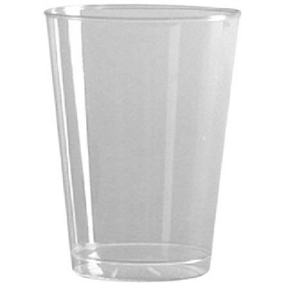 Custom 6 Oz. Tall Clear Rigid Disposable Plastic Tumbler