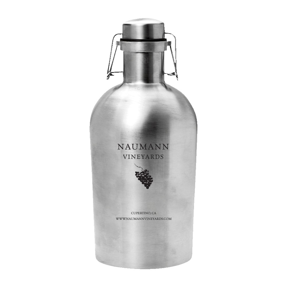 Custom Insulated Steel Wine & Beer Growler (32oz) Custom Insulated Steel Wine & Beer Growler (32oz)