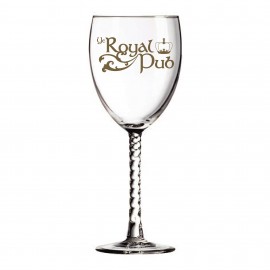 Logo Branded 10.5 oz. Angelique Wine Glass