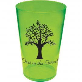 Logo Branded 16 Oz. Styrene Pint Glass