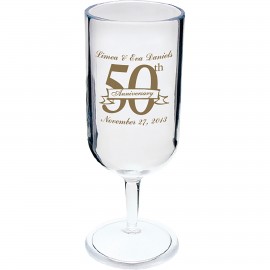 Logo Branded 2 Oz. Styrene Champagne Glass  Logo Branded 2 Oz. Styrene Champagne Glass