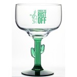 Personalized 16 Ounce Cactus Margarita Glass