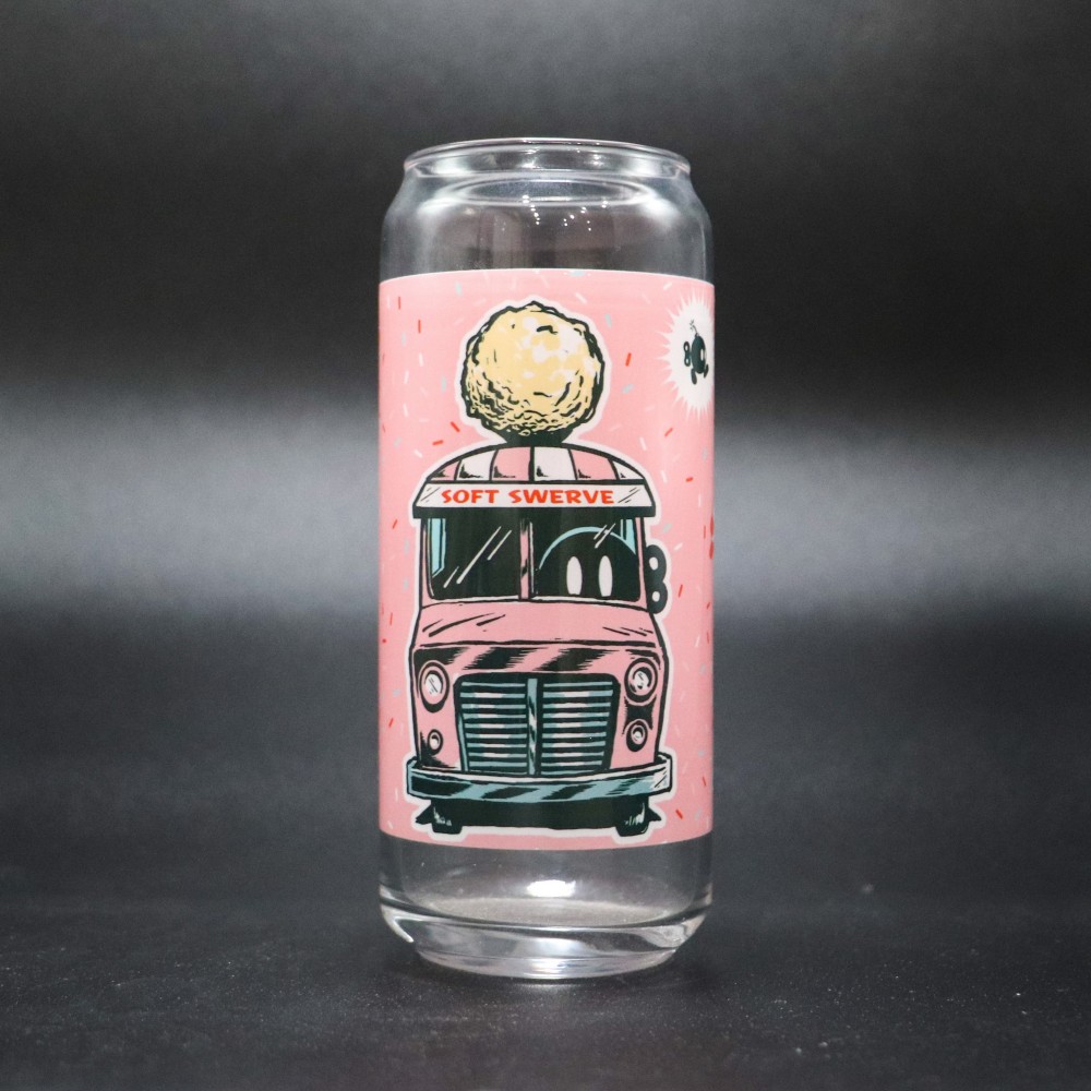 16 oz. Tall Boy Can Glass - Digital Full Color Printed with Logo