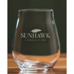 Logo Branded 14 1/2 Oz. Supremo Stemless White Wine Glass (Set Of 2)