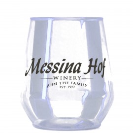 12 oz. Stemless Flute with Logo