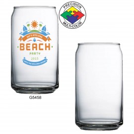 Custom 16 Oz. Soda/Beer Can Tumbler - Dishwasher Resistant - Precision Spot Color
