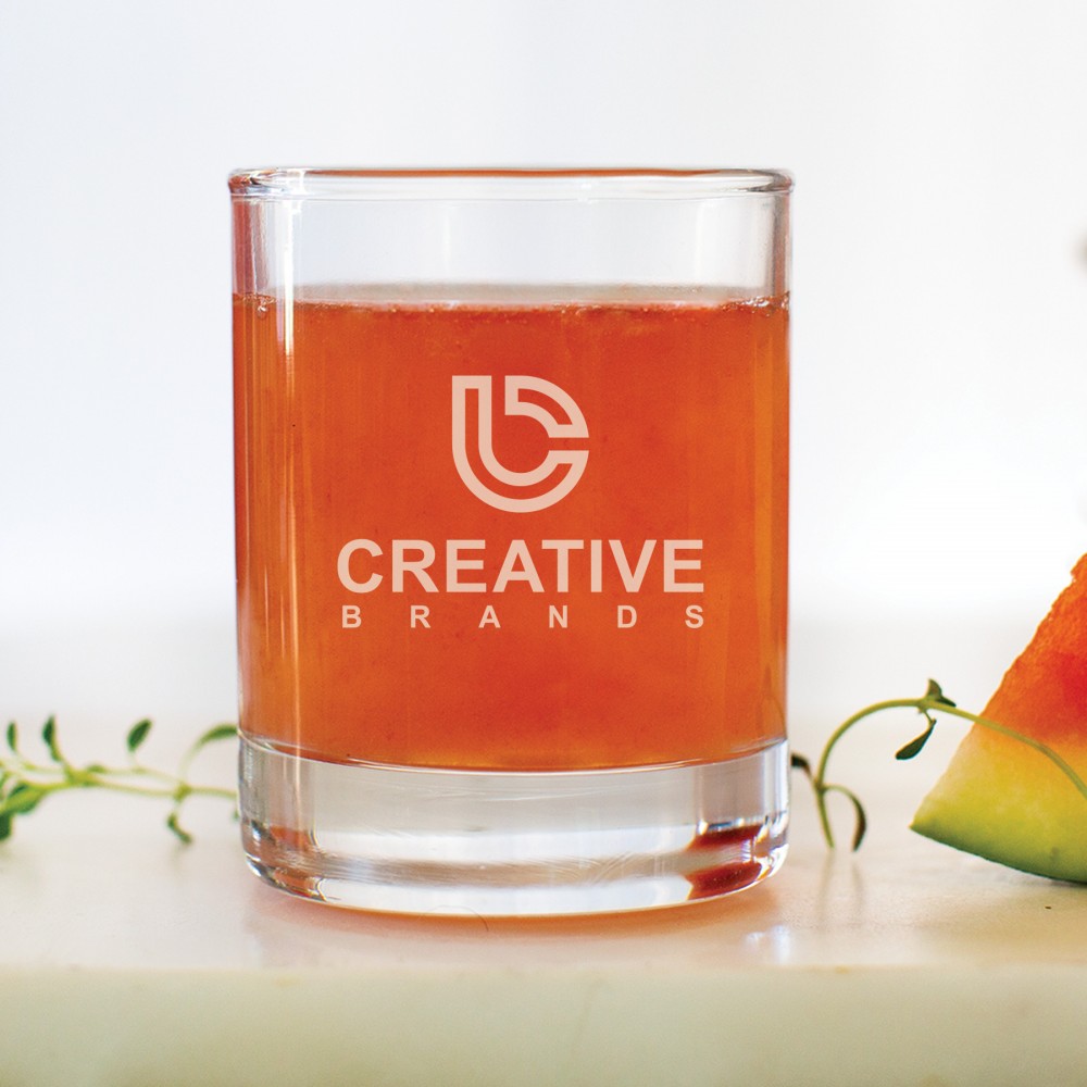 Votive Shot Glass w/Laser Etched Logo Logo Printed