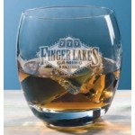 10 Oz. Roly Poly On The Rocks Glass with Logo