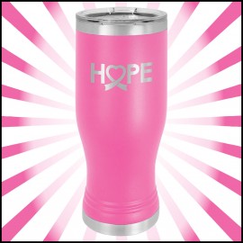 20 oz Pink Stainless Steel Polar Camel Pilsner Vacuum Insulated Tumbler Custom Printed