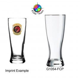 Custom Branded 12 Oz. Clear Pilsner Glass (4 Color Process)  Custom Branded 12 Oz. Clear Pilsner Glass (4 Color Process)
