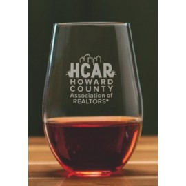Customized 22 Oz. Harmony Stemless Red Wine Glass (Set Of 2)