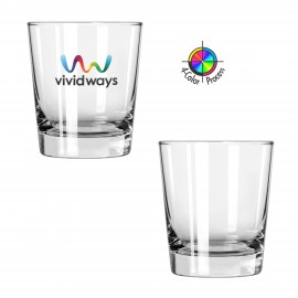Customized 13oz Tapered Heavy Base DOF Glass (4 Color Process)
