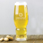 16 Oz. Medford Pilsner Glass w/Laser Etched Logo Custom Imprinted