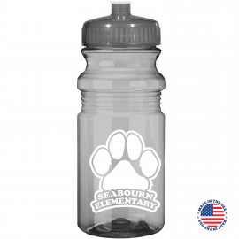 24 Oz. ECO Translucent Bike Bottle. Made in USA Custom Printed