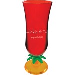 15 Oz. Novelty Stem Hurricane Glass Custom Printed