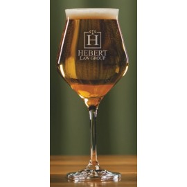 14 Oz. Harmony Stemmed Beer Glass (Set Of 2) with Logo  14 Oz. Harmony Stemmed Beer Glass (Set Of 2) with Logo