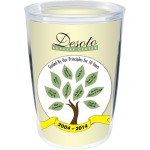 14 Oz. Double Wall Thermal Tumbler - White Insert with Logo