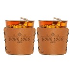 Highball Sleeves w/Glass Set of 2 with Logo