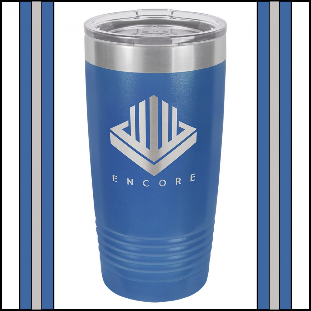 20 oz Royal Blue Stainless Steel Polar Camel Vacuum Insulated Tumbler Logo Printed 20 oz Royal Blue Stainless Steel Polar Camel Vacuum Insulated Tumbler Logo Printed