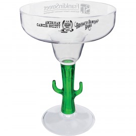 Customized 12 Oz. Novelty Stem Margarita Glass