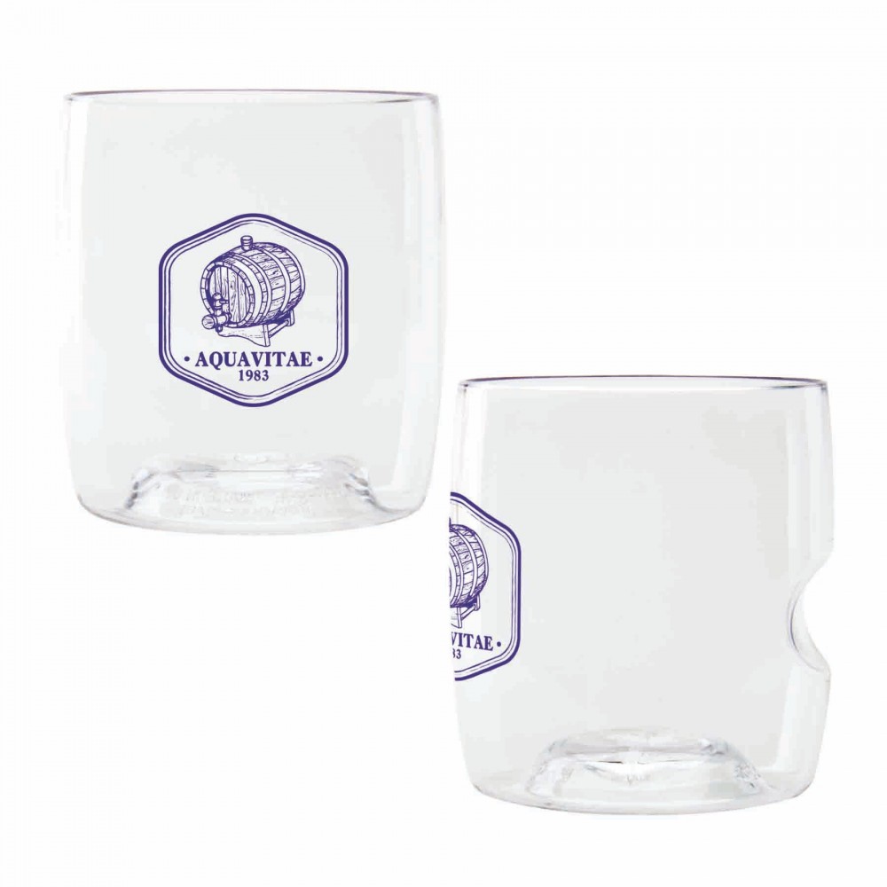 Dishwasher Safe Govino 14oz Whiskey Glass Custom Printed