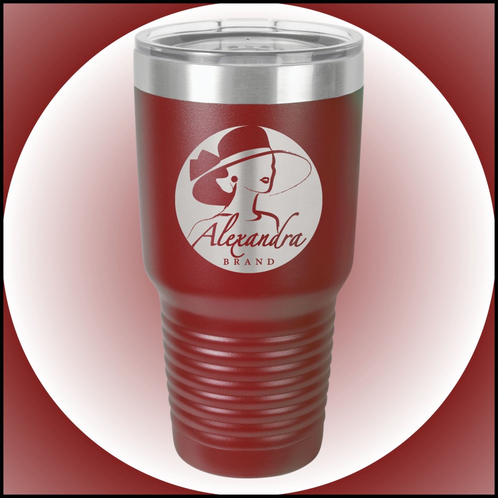 Custom Branded 30 oz Maroon Stainless Steel Polar Camel Vacuum Insulated Tumbler Custom Branded 30 oz Maroon Stainless Steel Polar Camel Vacuum Insulated Tumbler
