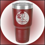 Custom Branded 30 oz Maroon Stainless Steel Polar Camel Vacuum Insulated Tumbler