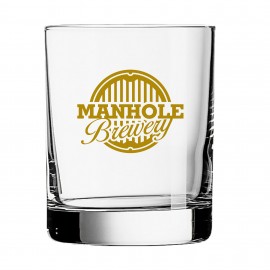 7.5 oz. On The Rocks Glass with Logo  7.5 oz. On The Rocks Glass with Logo