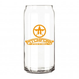 Logo Branded 20 oz. Can Glass