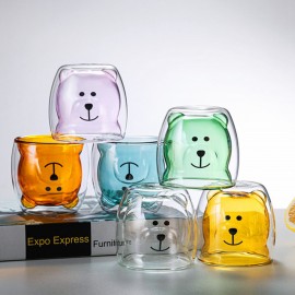 Promotional Old Fashioned Glasses Cute Bear Cups