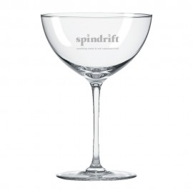 12oz. Universal Champagne Saucer with Logo