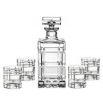 Promotional Westgate Pilastro Crystal Decanter Set with Four Glasses