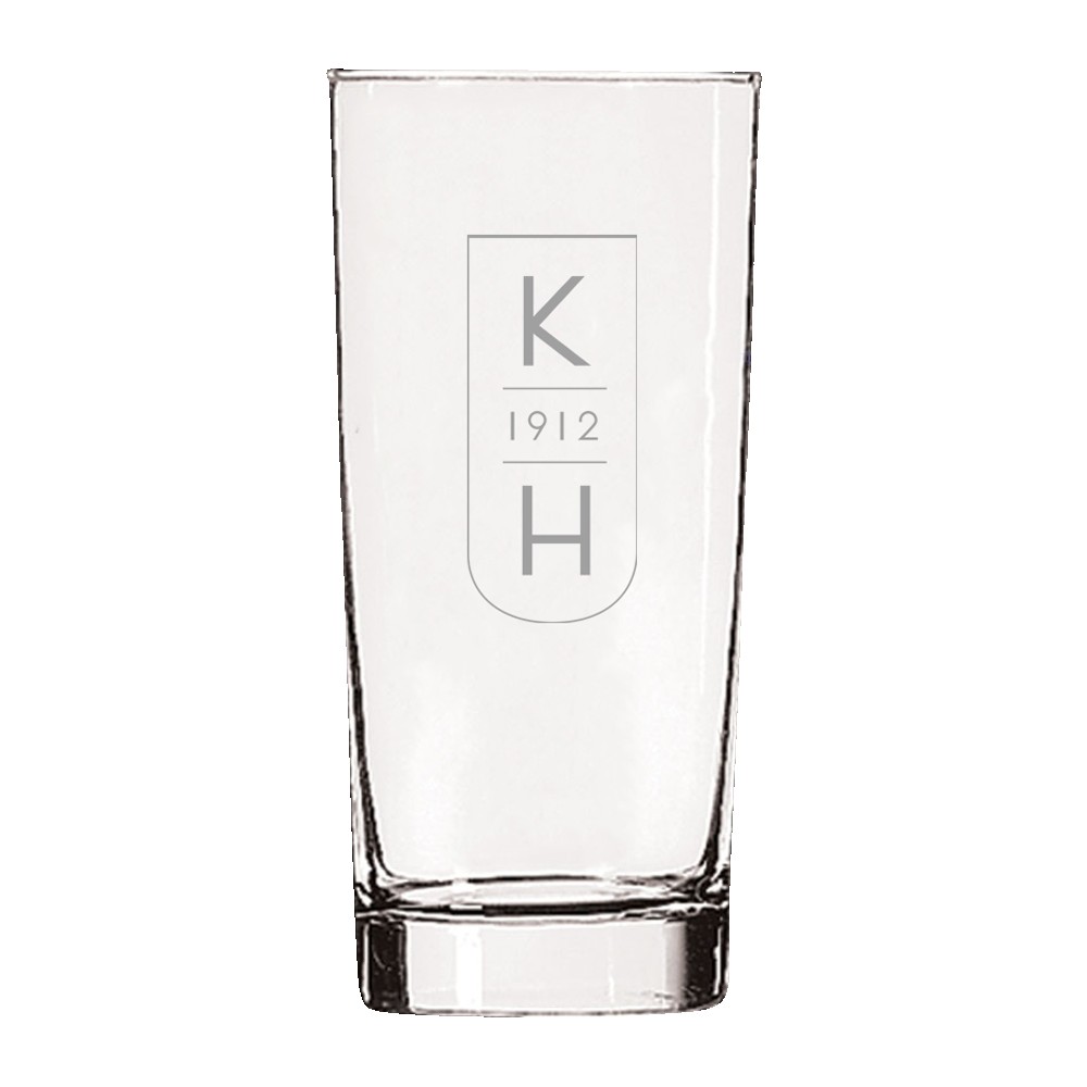15oz. Heavy Base Cooler Glass with Logo