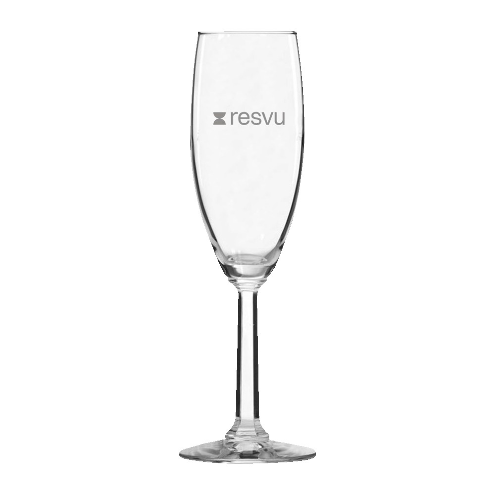 5.75oz. Champagne Flute with Logo