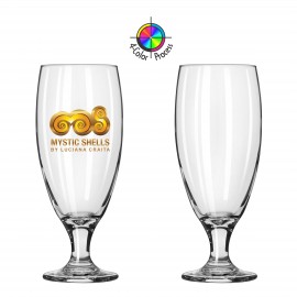 Logo Branded 16oz Stemmed Pilsner/Iced Tea (4 Color Process)