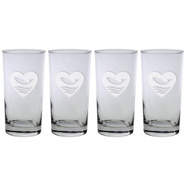 Custom Set of Four Skyline Classic Beverage Glass (13 Oz.)  Custom Set of Four Skyline Classic Beverage Glass (13 Oz.)