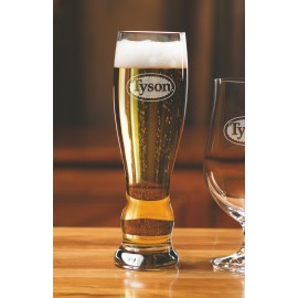 18 Oz. Fashion Tall Beer Glass with Logo  18 Oz. Fashion Tall Beer Glass with Logo